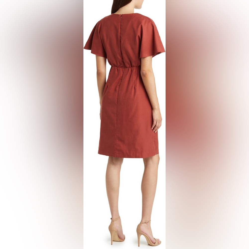 Julia Jordan Flutter Sleeve Twist Front Dress - 2 - image 2